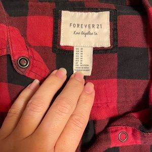 Forever 21 plaid shirt